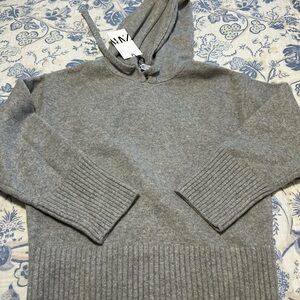 NWT Zara hooded sweater